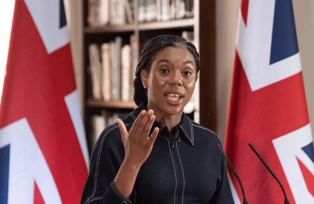 Badenoch Faces Criticism for Remarks Comparing Migrant Threats to Misogyny